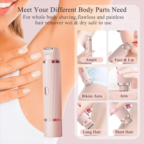 Wet Dry Electric Bikini Trimmer