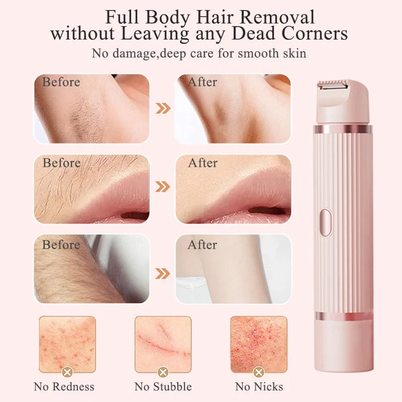 Wet Dry Electric Bikini Trimmer